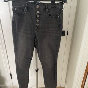 GAP Women's Charcoal High Rise Jeans